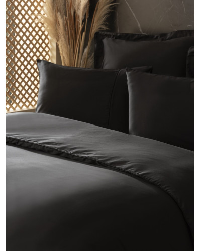 POŚCIEL SILKY SATYN 300TC - CZARNY / KING SIZE POŚCIEL SILKY SATYN 300TC - CZARNY / KING SIZE